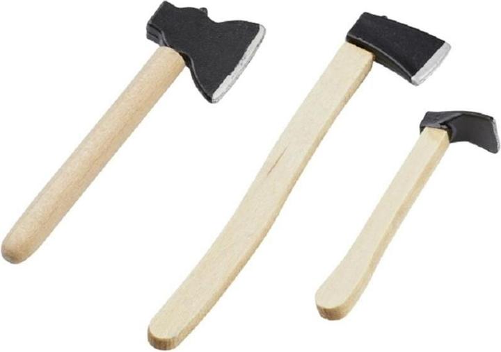 Actual product image Hobby Fun Mini utensils hatchet set 3 pieces