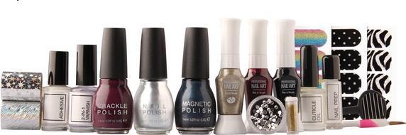 Actual product image Rio Complete Nail Art Shine and Charm ( NADG) (Gold, Purple, Silver, Burgundy)
