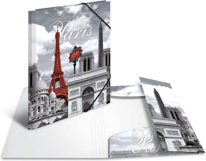 Produktbild HERMA Gummibandmappe Paris A3, Mehrfarbig (A3, 1 x)