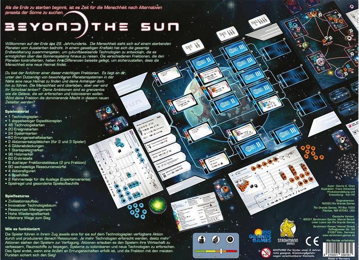 Produktbild Strohmann Games STR21004 - Beyond the Sun, Brettspiel, 2-4 Spieler, ab 12 Jahren (DE-Ausgabe) (Deutsch)