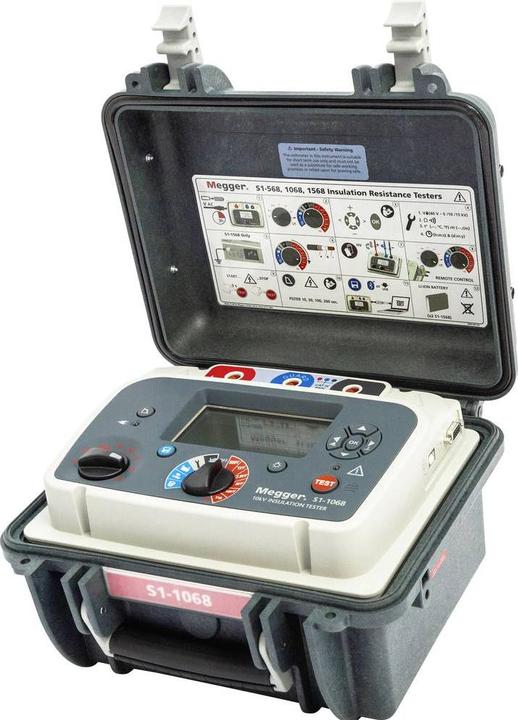 Megger S1-1068 DC Isolationsmessgerät 250 V, 500 V, 1000 V, 2500 V, 5000 V