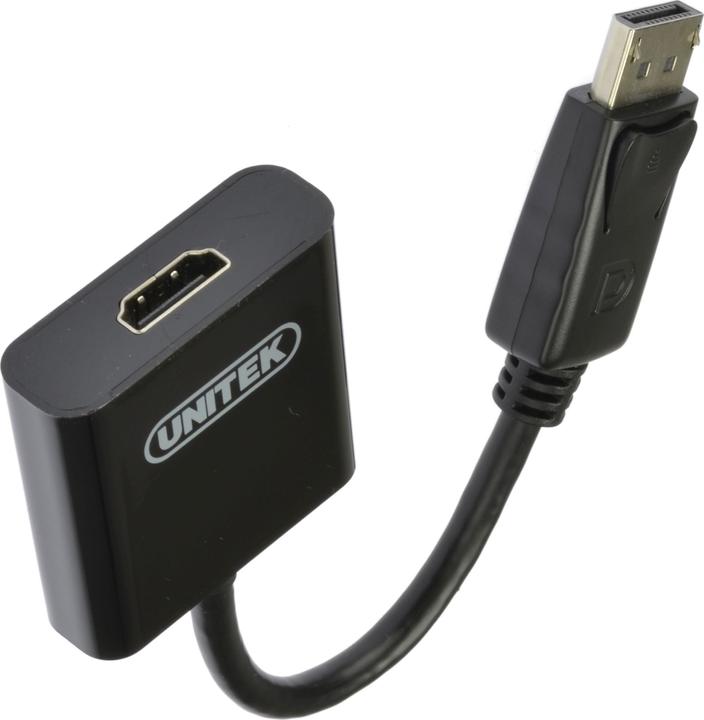 Produktbild Unitek DisplayPort - HDMI AV-Adapter schwarz (Y-5118DA) (10 cm)