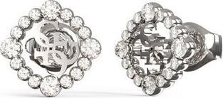 Actual product image Guess - Shiny steel earrings with zircons Tiny Dancer JUBE04645JWRHT/U
