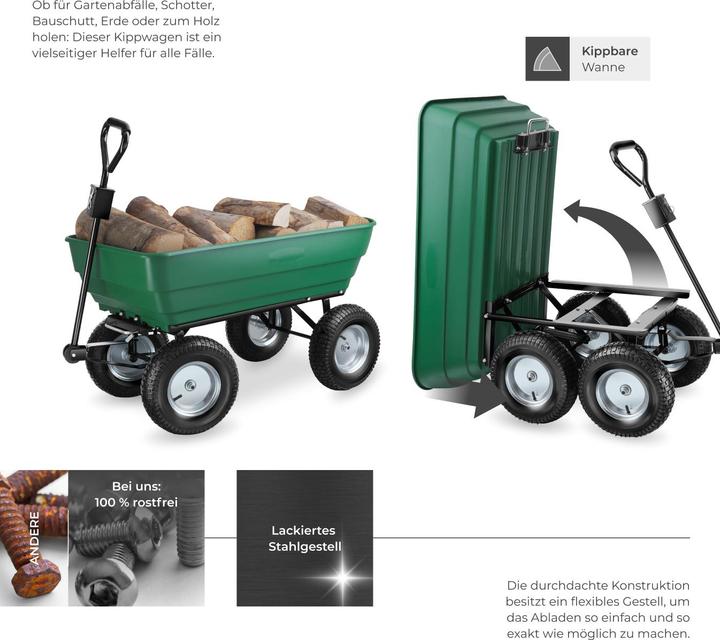 Produktbild tectake Handwagen Tummi 125l