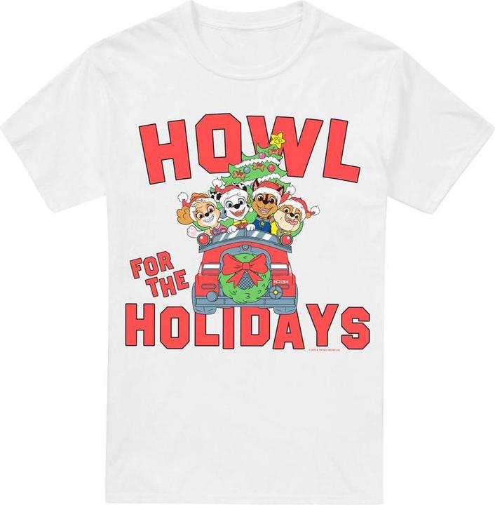Paw Patrol Howl For The Christmas Holidays TShirt (S)