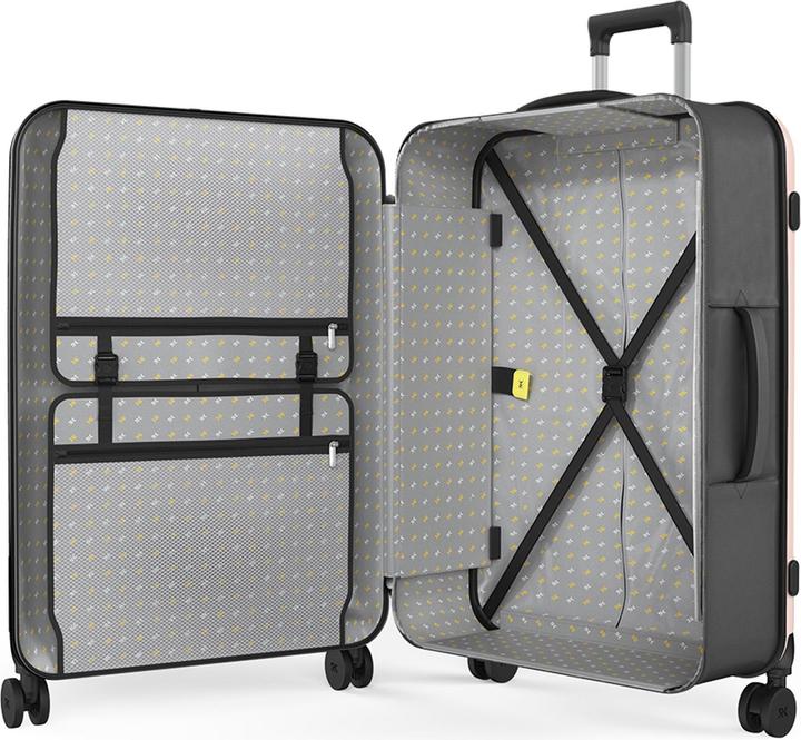 Actual product image Rollink Harde suitcase / Trolley / Travel case - Vega 360 - 65 cm - Rose (80 l, M (50 - 90l))