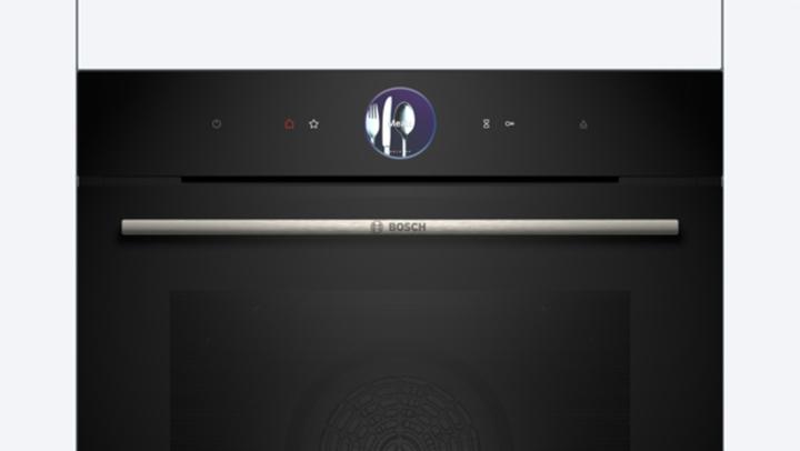Actual product image Bosch Hausgeräte Bosch Series 8, Built-in Steam Oven, 60 x 60 cm, Black HSG7261B1
