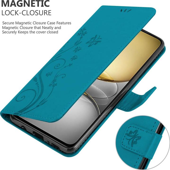 Immagine prodotto Cadorabo Custodia per Realme C75 Flower Book (Siemens CC75)