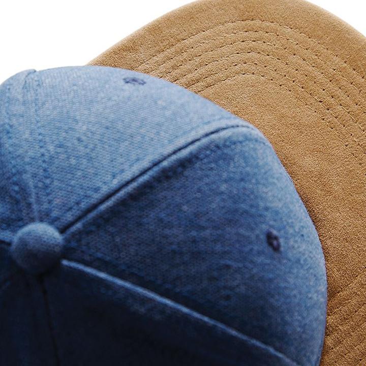 Produktbild Beechfield Kunst Wildleder Schirm Snapback Kappe (One Size)