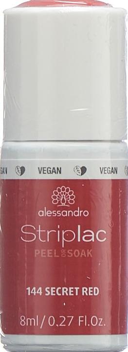 Produktbild Alessandro Striplac Peel or Soak - Secret Red (Secret Red, Abziehbarer Nagellack)