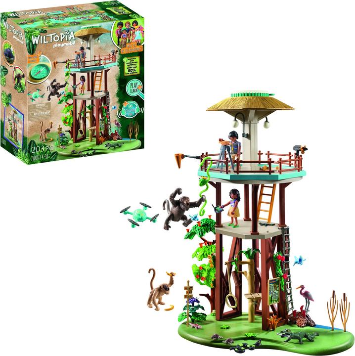 Actual product image Playmobil 71008 Wiltopia - Research tower with compass (71008, Playmobil Wiltopia)