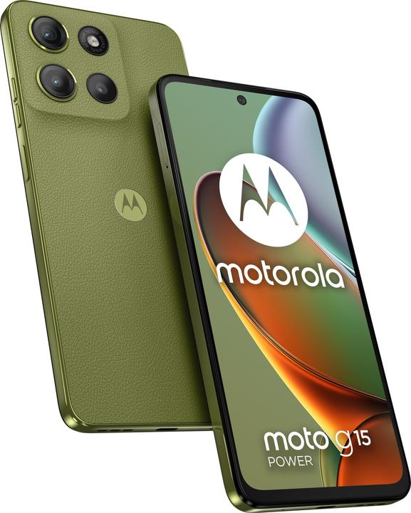 Produktbild Motorola Moto G15 Power (256 GB, Iguana Green, 6.72", Dual SIM, 50 Mpx, 4G)