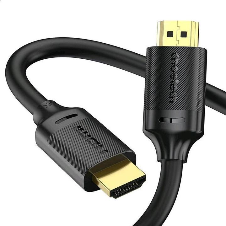 Image du produit Choetech XHH-TP20 Câble HDMI 2.1 (8K 60Hz 48Gbps / 4K 144Hz / 2K 165Hz) 3D Dynamic HDR 2m noir (2 m, HDMI)