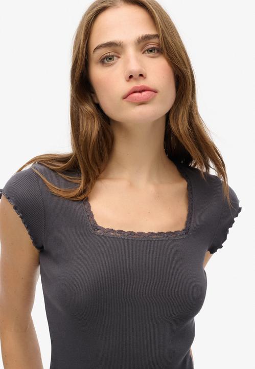 Actual product image Superdry Essential Square Neck S/s Tee (6)