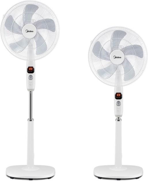 Productafbeelding Midea FS40-16CR witte afstandsbediening, 12 uur timer, zeer stil 27dB (65 dB)