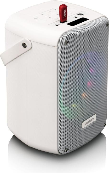 Actual product image Lenco BTC-060WH white (12 h, Rechargeable battery operated)