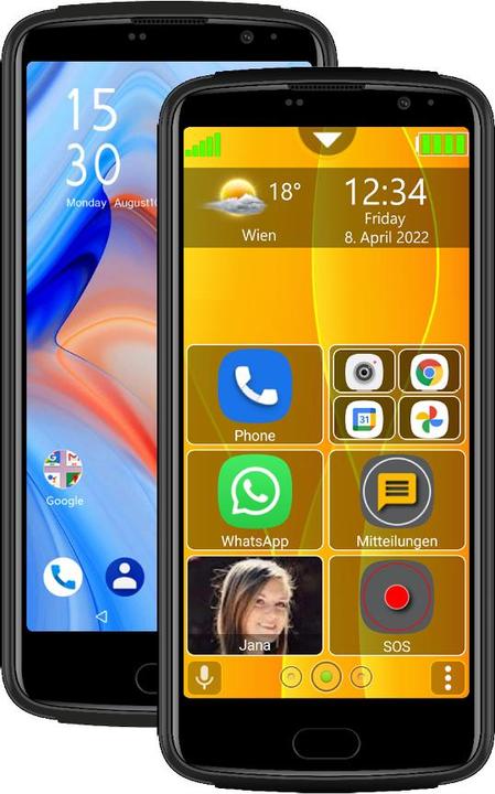 Image du produit Bea-Fon M7 Lite (32 Go, Noir, 5.50", Double SIM, 13 Mpx, 4G)