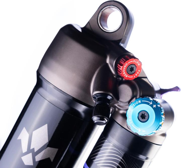 Actual product image Formula NEBBIA Air Shock, 165/45/42.5/40/37.5mm, Trunnion, dark grey (165 mm, 40 mm)