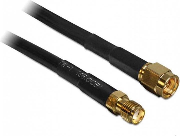Delock Antennenkabel SMA Stecker auf SMA Buchse 5 Meter (0.86 dB, Antennenkabel)