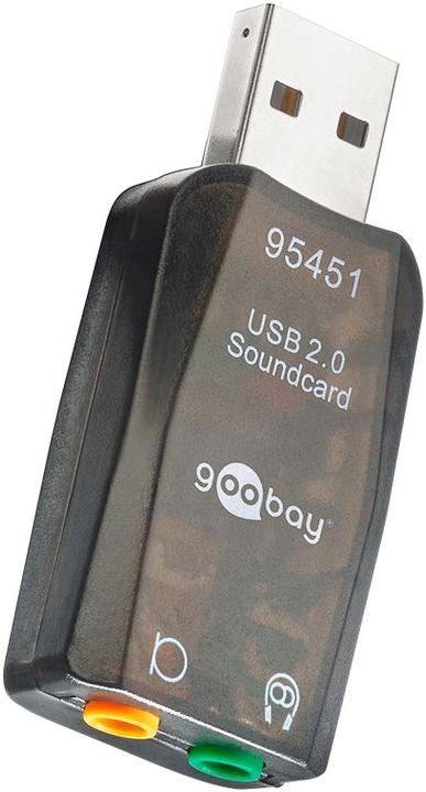 Productafbeelding Goobay 95451 USB 2.0 Geluidskaart (USB 2.0)