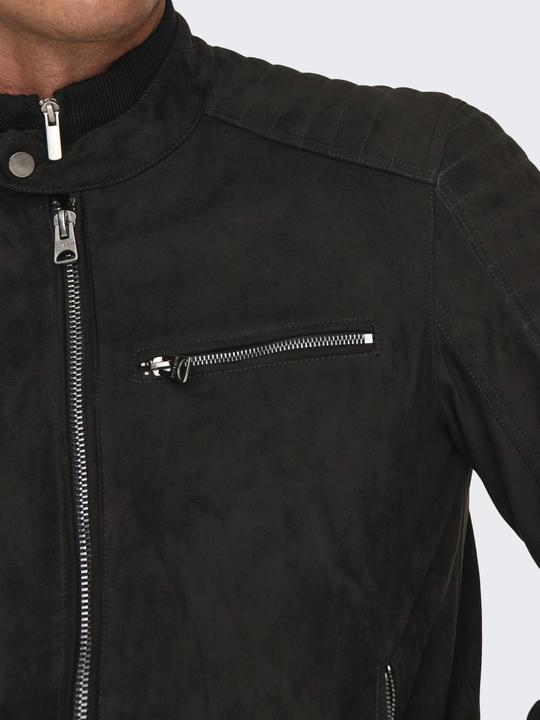 Produktbild Only & Sons Onsgus Faux Suede Racer Jacket Otw Noos (L)