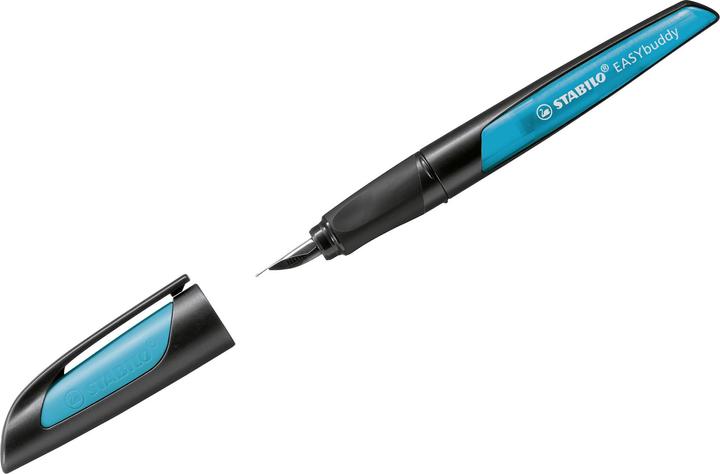 Produktbild STABILO EASYbuddy Schulfüller mit Standard-Feder (Schwarz/Hellblau, 1 x)