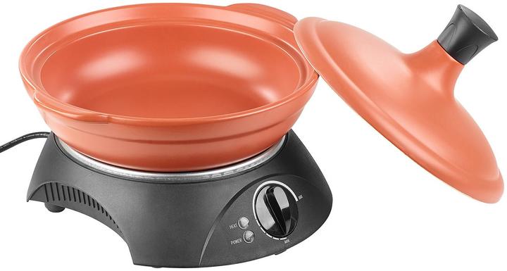 Produktbild Rosenstein & Söhne Elektrischer Tajine-Tontopf mit Deckel