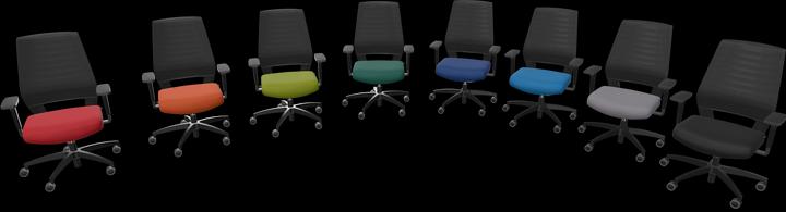 Actual product image Dauphin X-Code office swivel chair