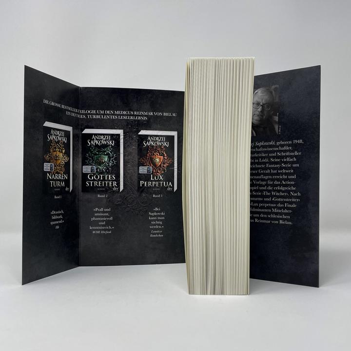 Actual product image Lux perpetua (German, Andrzej Sapkowski, 2021)