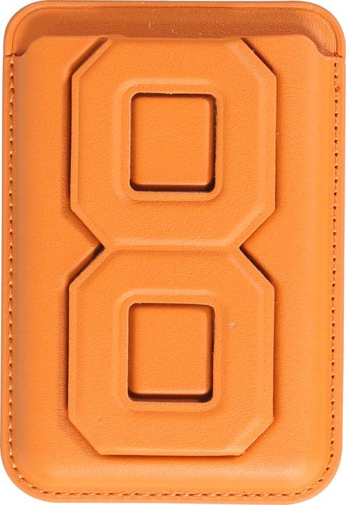 PhoneLook Porte-cartes magnétique wallet MagSafe cuir végan avec aimant fort et support pliable intégré clair