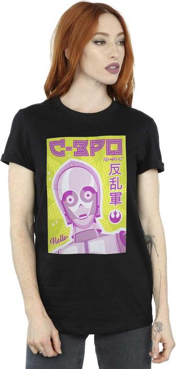 Immagine prodotto Star Wars Maglietta C-3PO Giapponese Adulto Unisex (XL)