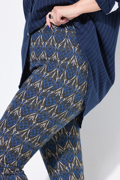 Immagine prodotto Studio Untold Pantaloni con taglio scampanato, jacquard e glitter (56)