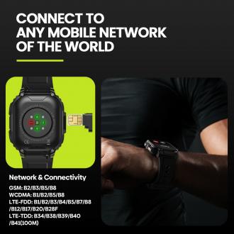 Produktbild Zeblaze Thor SQ Smartwatch – Schwarz (4G)