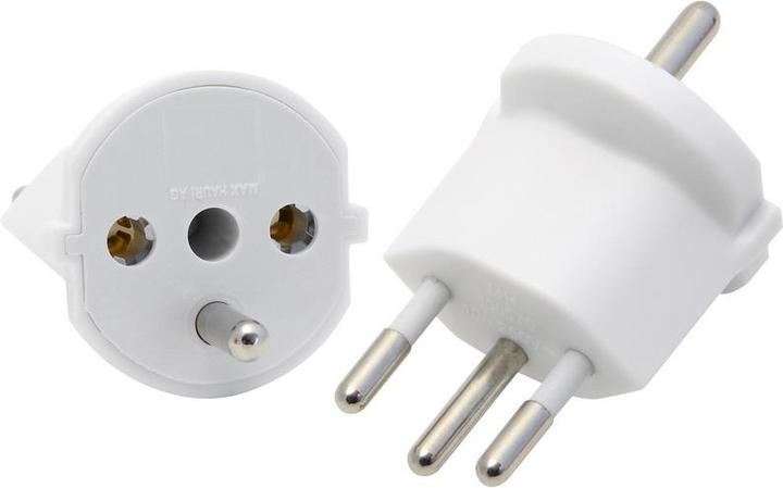 Max Hauri Fixadapter (Typ 12, CEE 7/7)