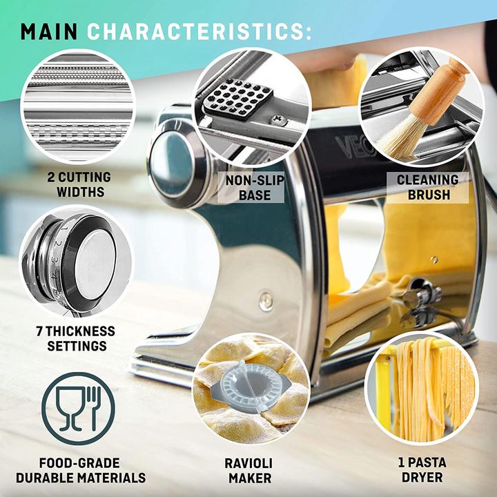 Produktbild VeoHome Manuelle Nudelmaschine