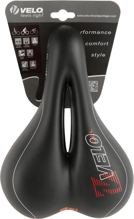Actual product image Velo Bicycle saddle Plush Gel D2