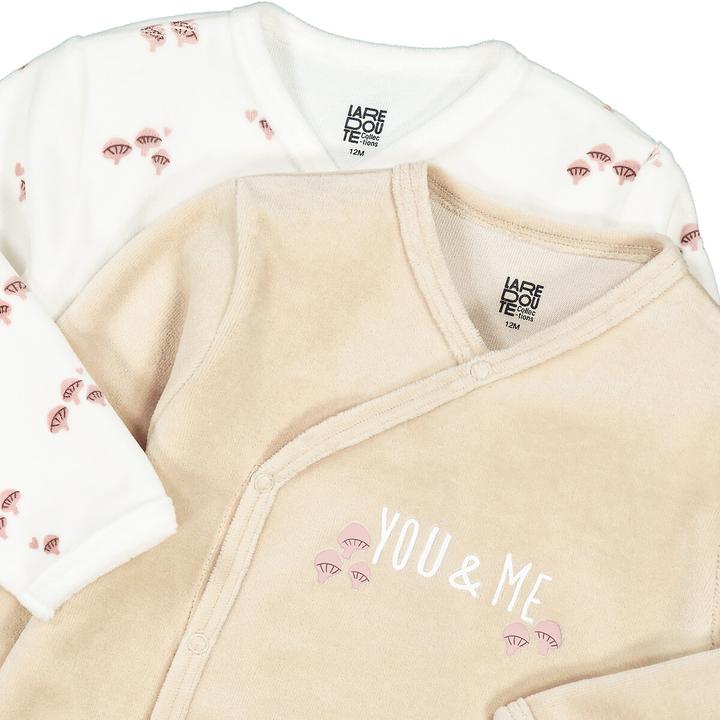 Produktbild La Redoute Collections 2er-Pack Strampler (86)