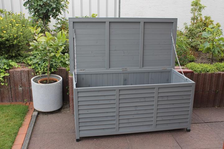 Actual product image Leco Kissenbox VINTAGE anthrazit