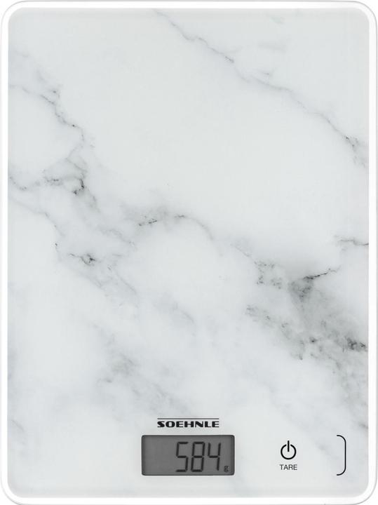 Actual product image Soehnle Digital Kitchen Scale Page Compact 300 Marble