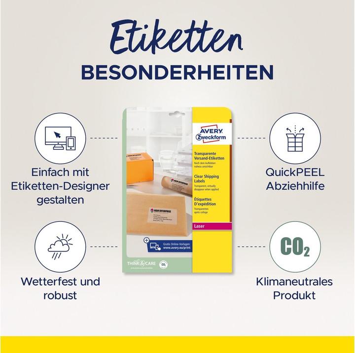 Produktbild Avery Versand-Etiketten