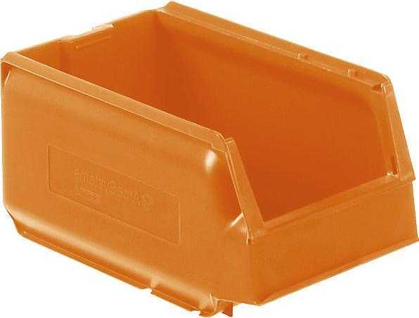 kaiserkraft Polypropylene open fronted storage box