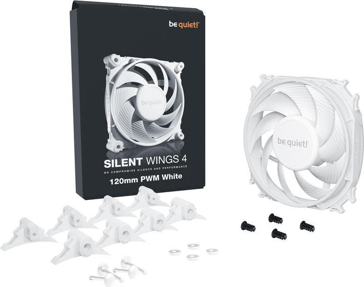 Produktbild be quiet! SILENT WINGS 4 White 120mm PWM (120 mm, 1 x)