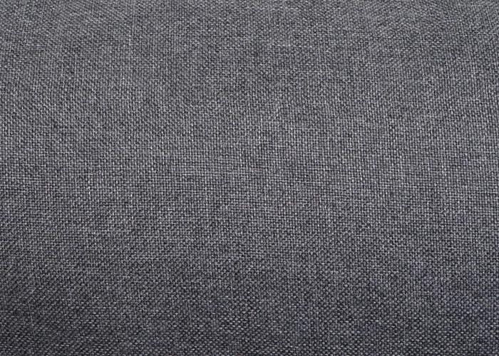 Produktbild Mendler Esszimmerstuhl HWC-K40, 160kg belastbar Rückenlehne verstellbar Metall - Stoff/Textil dunkelgrau