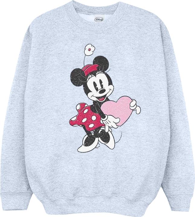 Disney Minnie Mouse Love Heart Sweatshirt (L)
