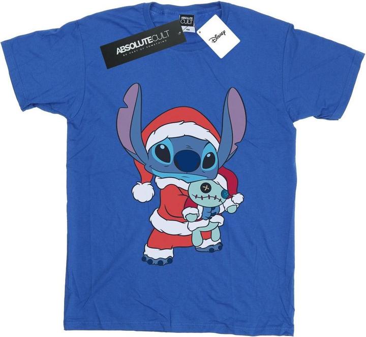 Disney Lilo And Stitch Stitch Christmas TShirt (M)