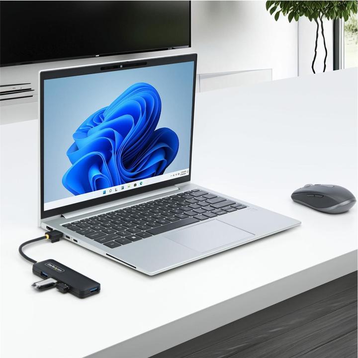 Produktbild StarTech 4-Port USB-A Hub 5gbps Portable Powered Nms Ns Ctlr (USB-A, 4 Ports)