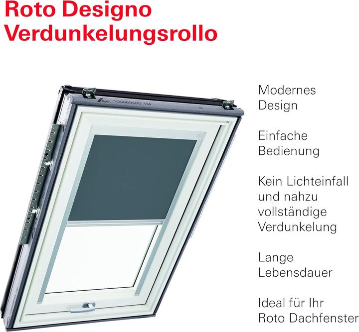 Produktbild Roto Verdunkelungsrollo für Designo Dachfenster R6/R8/i8 (75 x 98 cm)