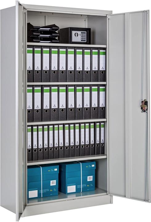 Actual product image tectake 2x Filing cabinet with 5 shelves (40 x 90 x 180 cm)