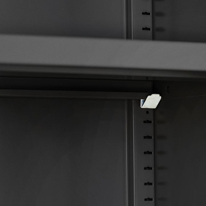 Image du produit tectake Armoire métallique (40 x 90 x 180 cm)