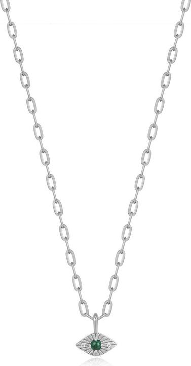 Ania Haie N039-02H-M Evil Eye Damen Halskette, verstellbar (925er Silber, 40 - 45 cm)